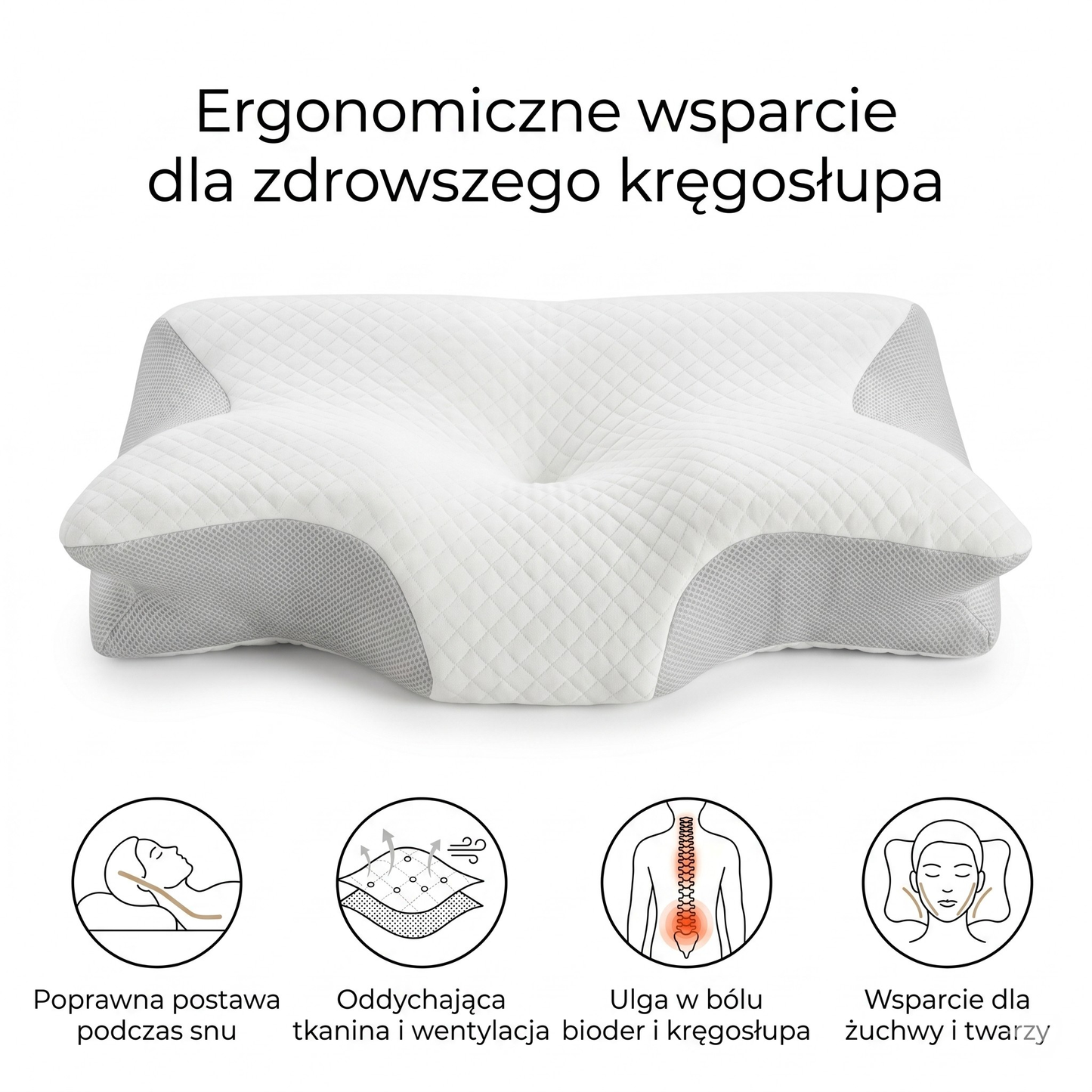 Poduszka Konturowa Selura Cloud-Align