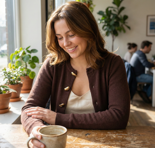 The Everyday Brown Cardi